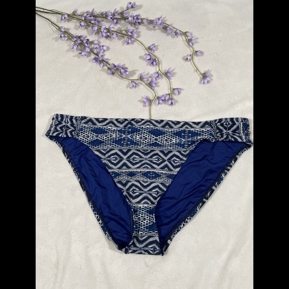 NEW La Blanca Designer Jeans‎ Side Shirred Hipster Bikini Bottom [SZ 14 US ] - Picture 4 of 12